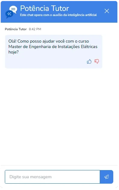 Potência Tutor — Agente IA tira-dúvidas