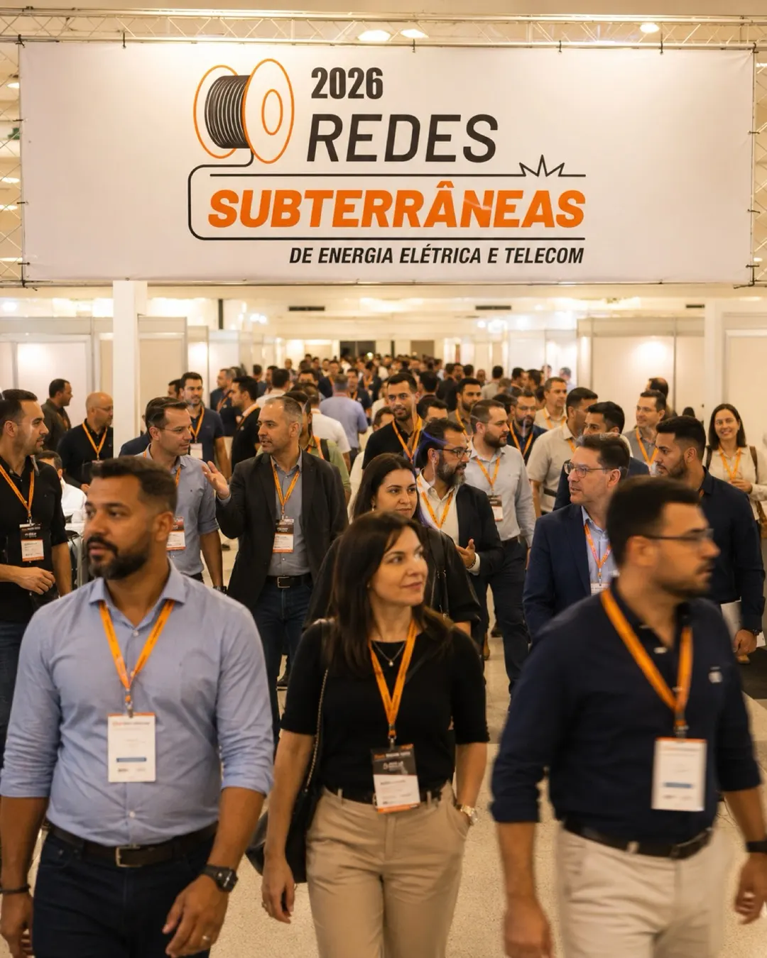 Visitantes na feira do Redes Subterrâneas de Energia e Telecom